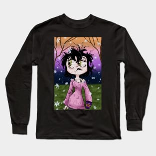 Adorable Little Gothic Vampire Crafter Witch Long Sleeve T-Shirt